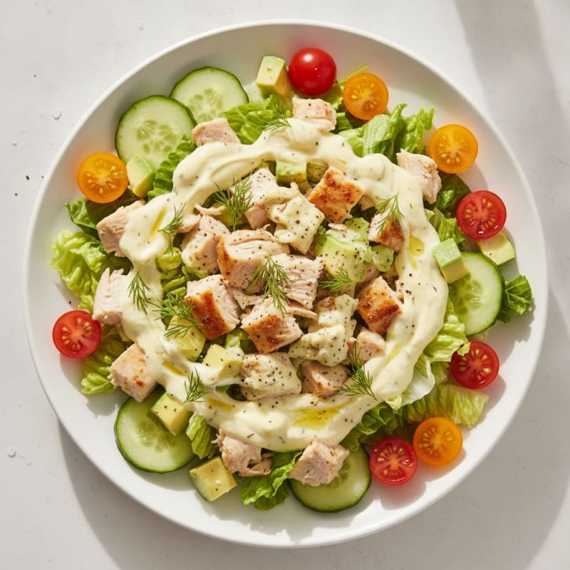 Chicken Salad with Greek Yogurt Dressing
