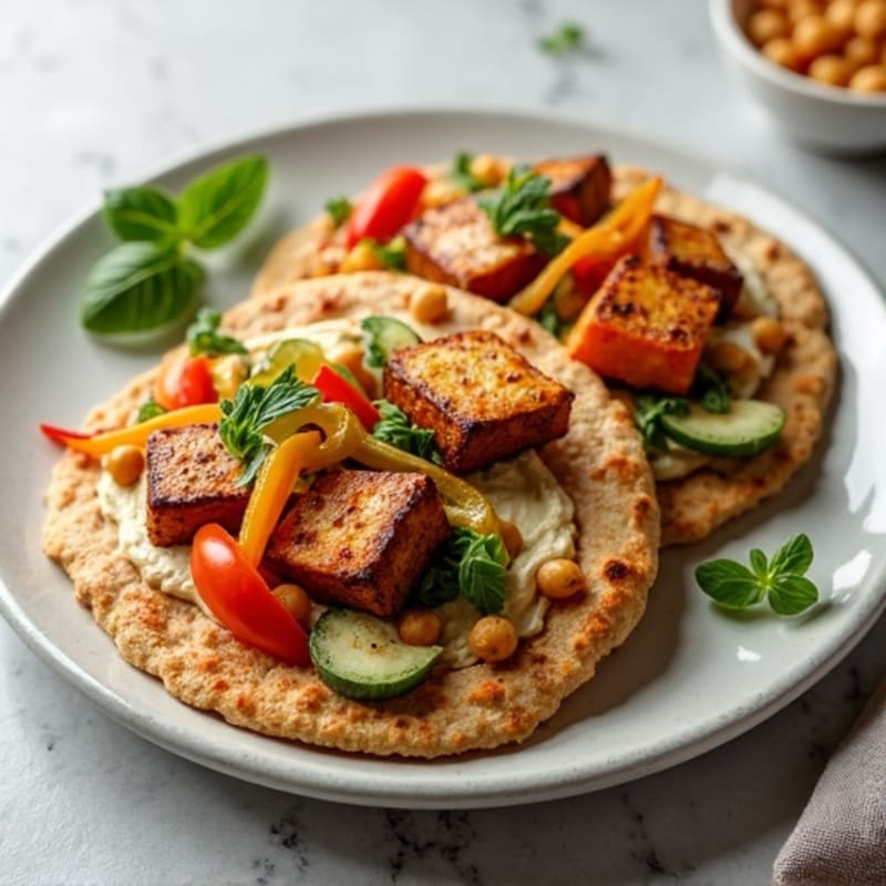 Crispy Roasted Vegetable Flatbread