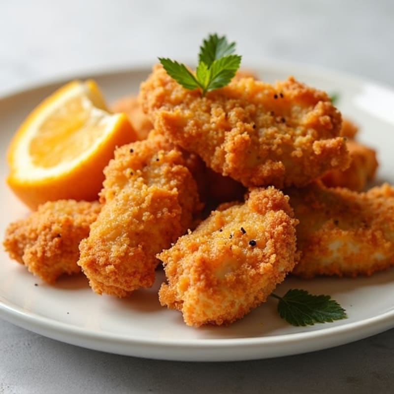 Crispy Air-Fried Orange Chicken