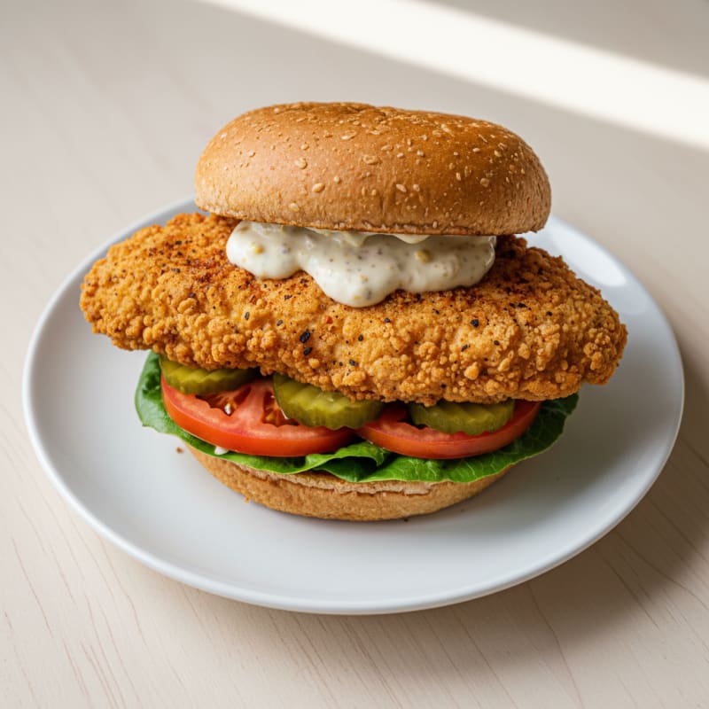 Crispy Buttermilk Fried Chicken Sandwich