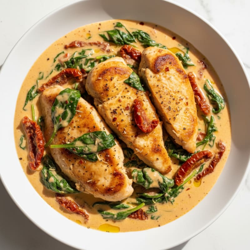 Creamy Tuscan Chicken Skillet