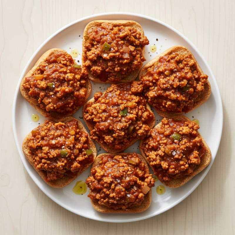 Sweet and Smoky Sloppy Joe Sliders