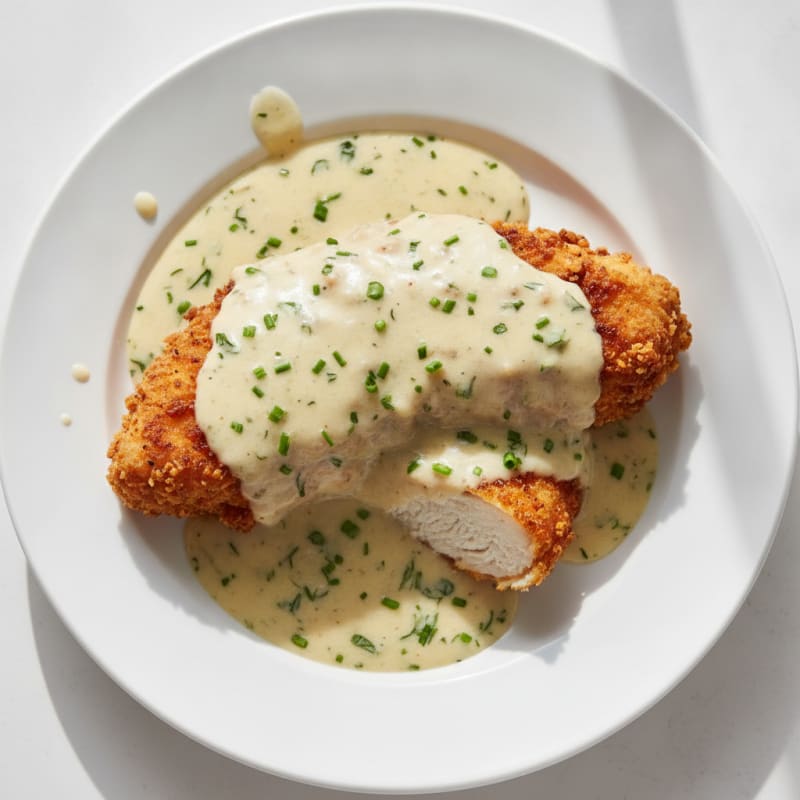Buttermilk Fried Chicken with Creamy Gravy