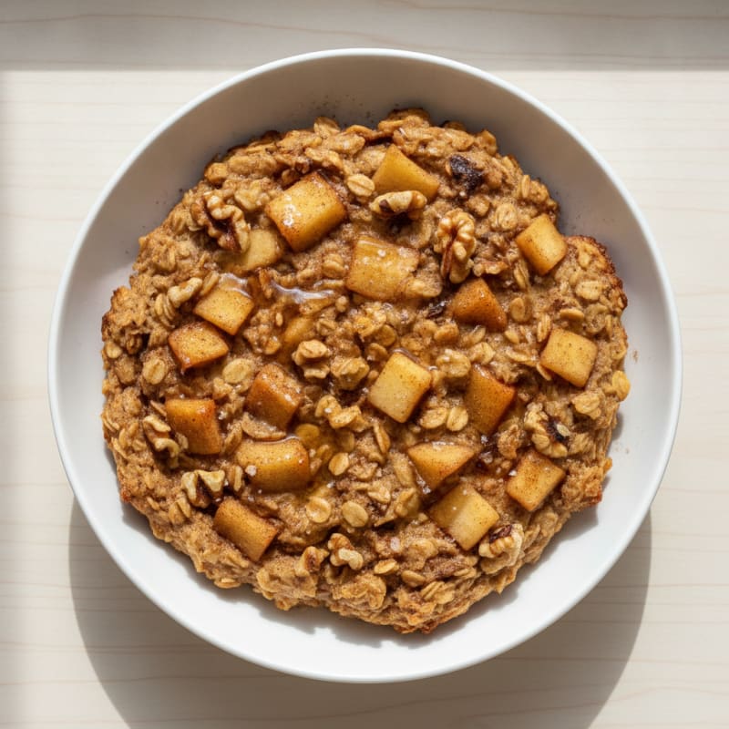Baked Apple Cinnamon Oatmeal