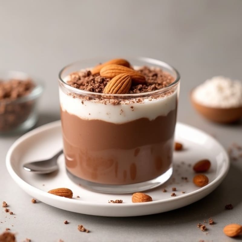Silky Chocolate Protein Mousse with Greek Yogurt