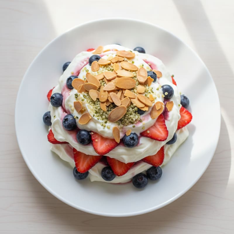 Creamy Greek Yogurt Protein Parfait with Berries