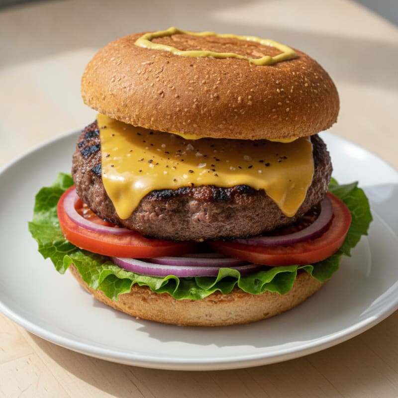 Classic Grilled Beef Burger