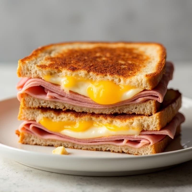 Lean Ham and Swiss Whole Grain Crispy Melt