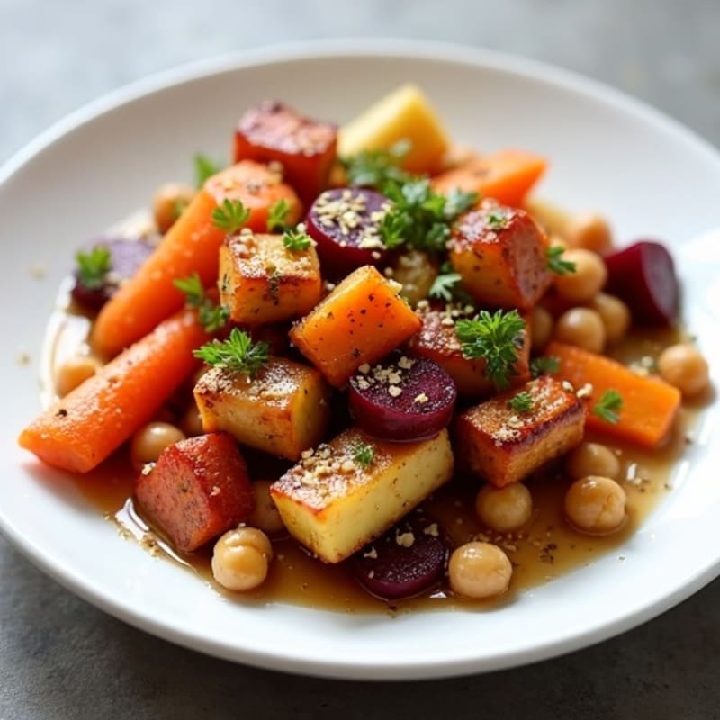 Maple-Roasted Root Vegetable Medley