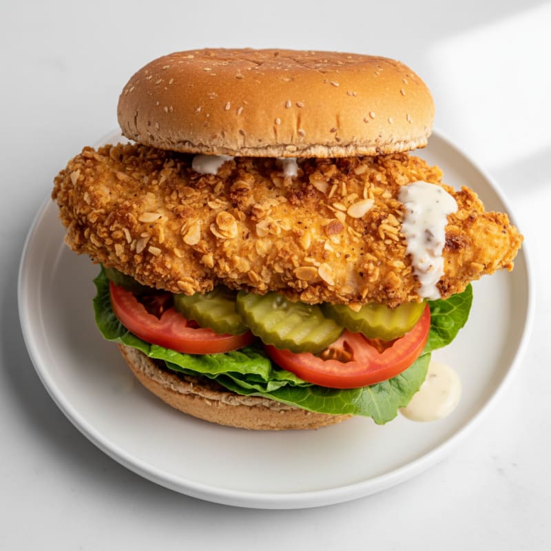 Crispy Buttermilk Fried Chicken Sandwich
