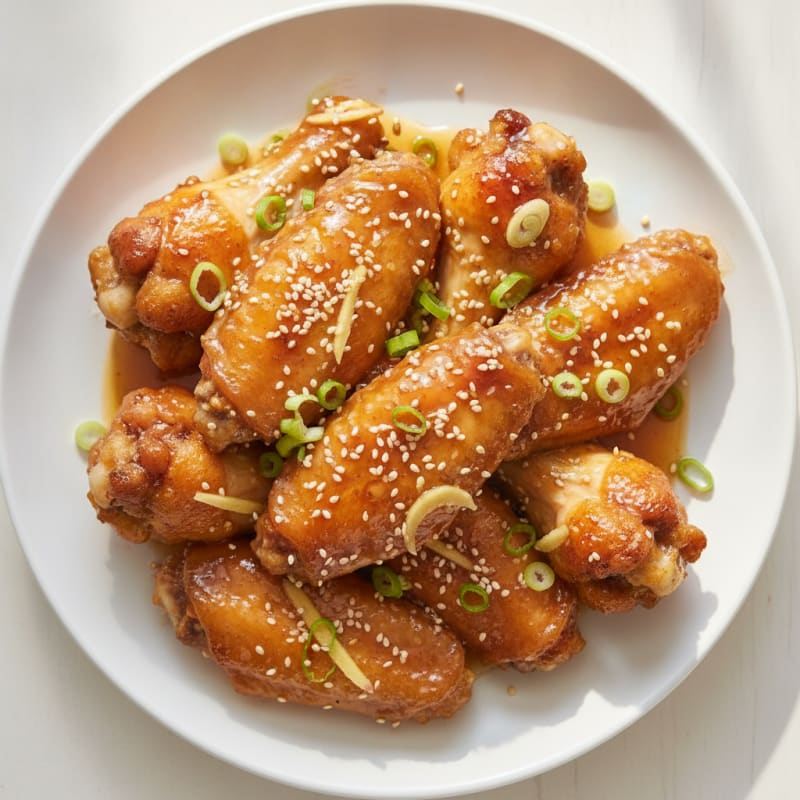 Honey-Garlic Glazed Chicken Wings