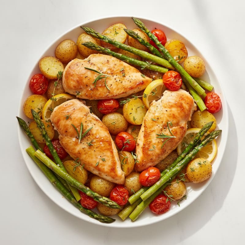 Sheet Pan Lemon Herb Chicken