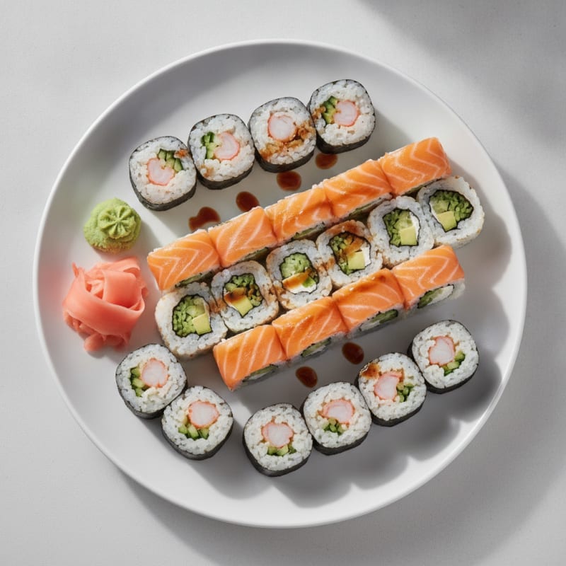 Assorted Fresh Sushi Rolls