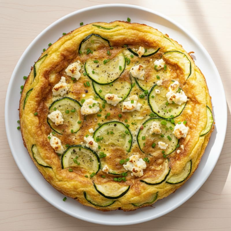 Baked Zucchini Egg Frittata