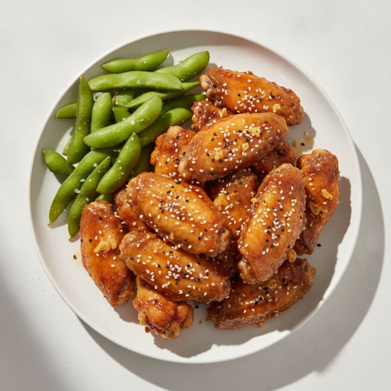 Honey-Garlic Glazed Chicken Wings