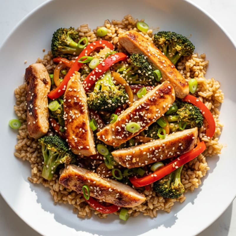 Teriyaki Chicken and Broccoli Stir-Fry