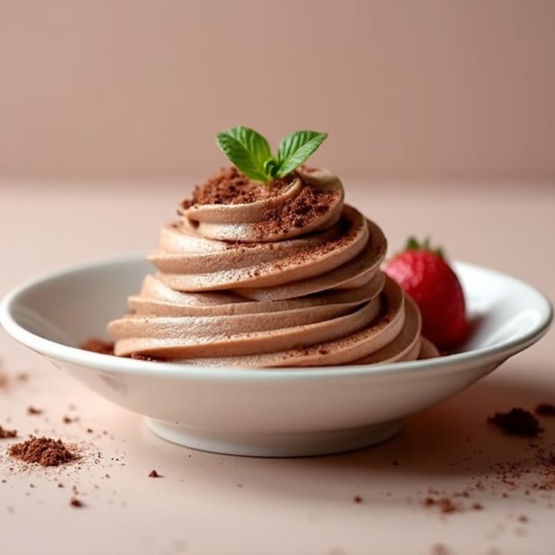 Creamy Cottage Cheese Chocolate Protein Mousse