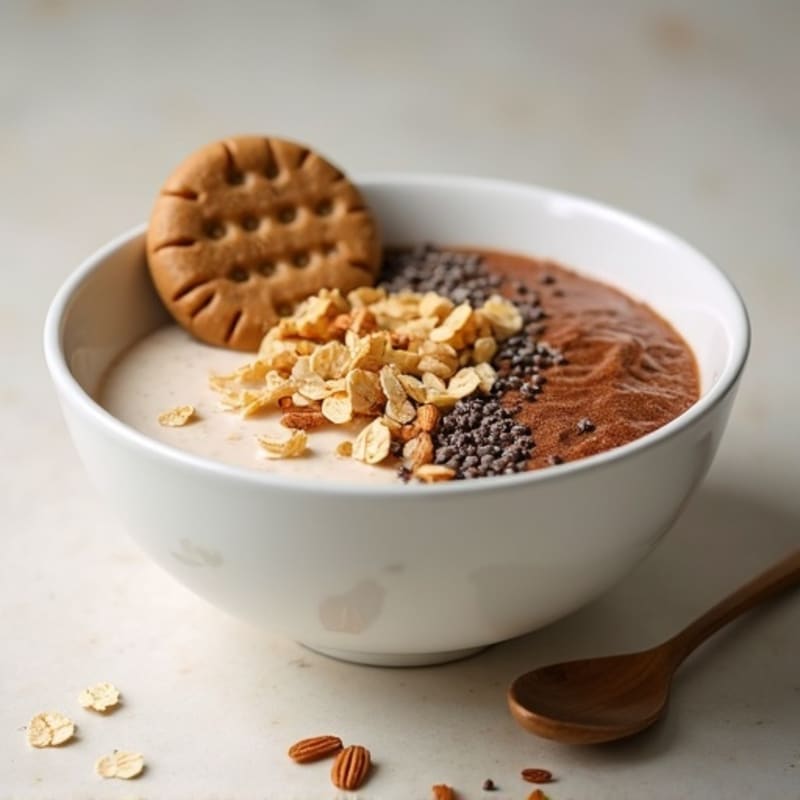 Creamy Protein Cookie Dough Bowl