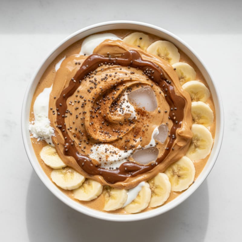 Creamy Peanut Butter Protein Smoothie