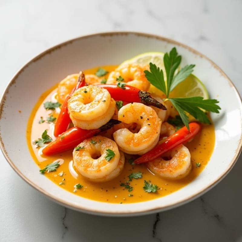 Creamy Coconut Curry Prawns