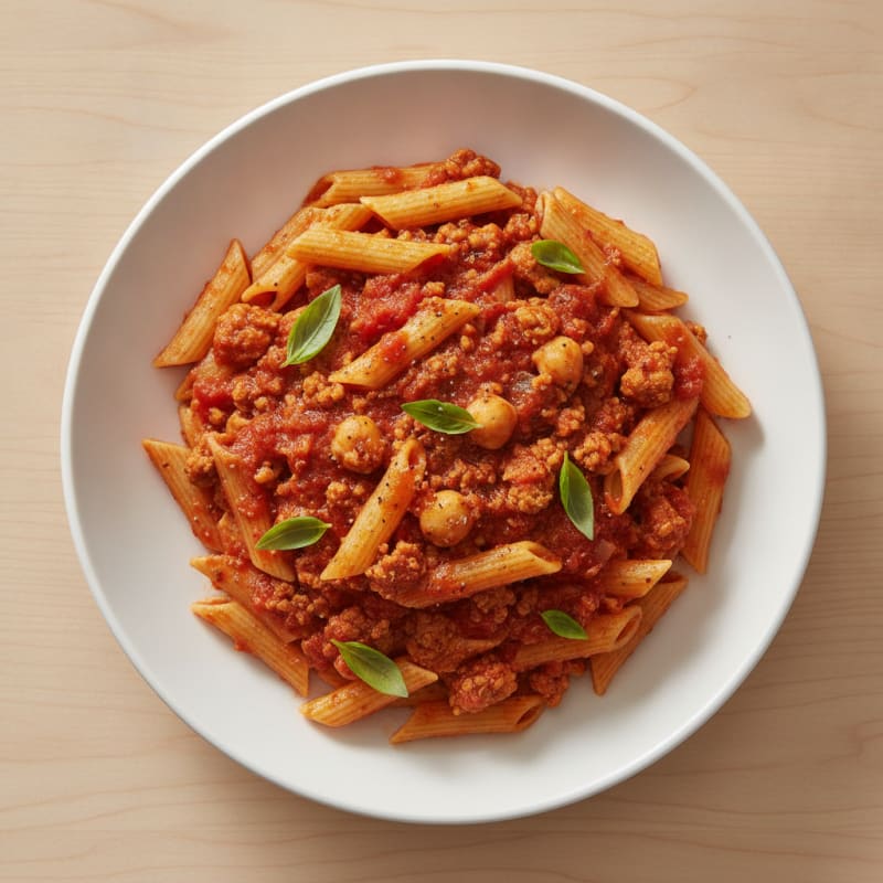 Classic Marinara Pasta with Fresh Basil
