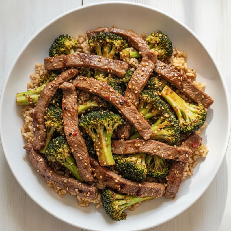 Sesame Beef & Broccoli Stir-Fry