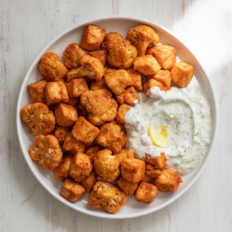 Buffalo Cauliflower Bites