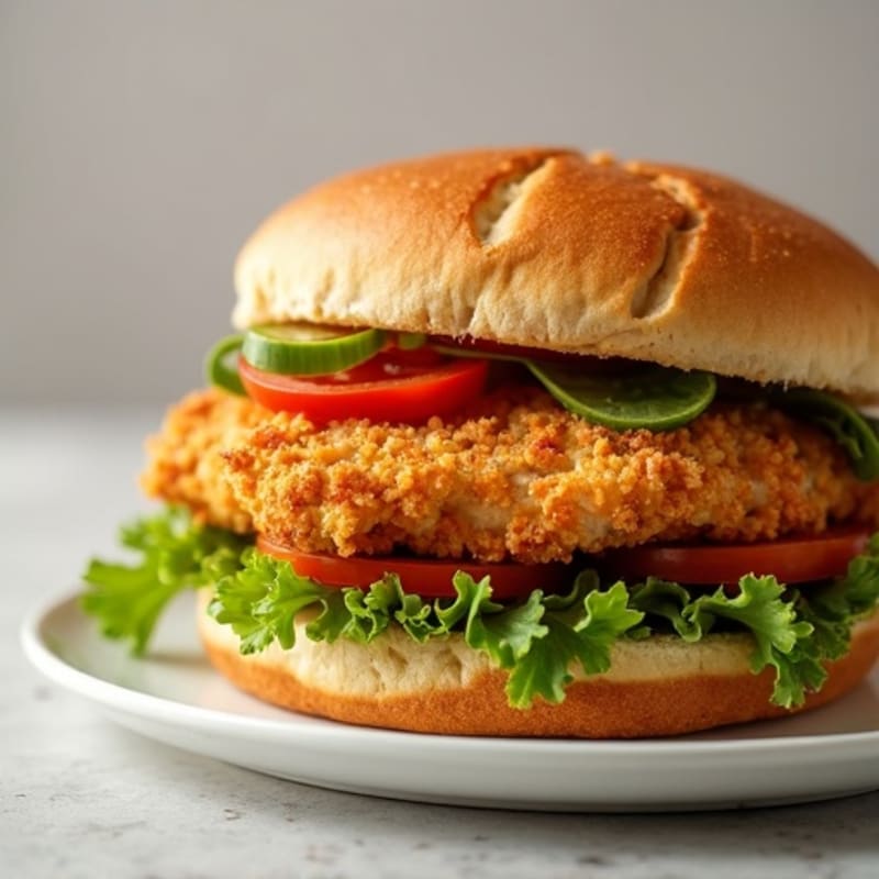 Crispy Air-Fried Chicken Sandwich