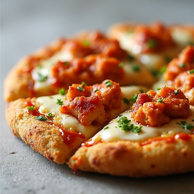 BBQ Pulled Chicken Cauliflower Crust Pizza