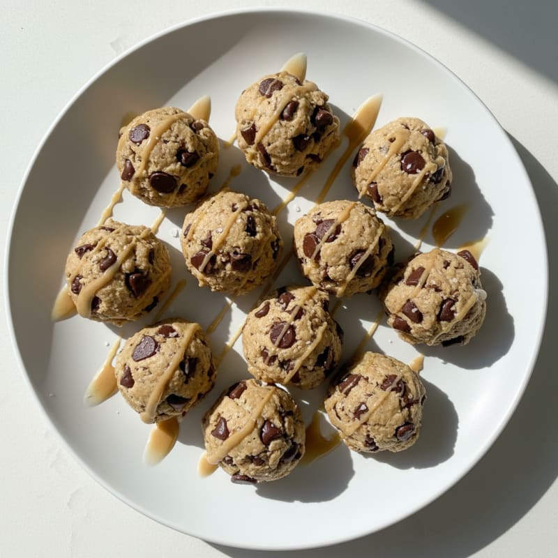 No-Bake Chocolate Chip Protein Cookie Dough Bites