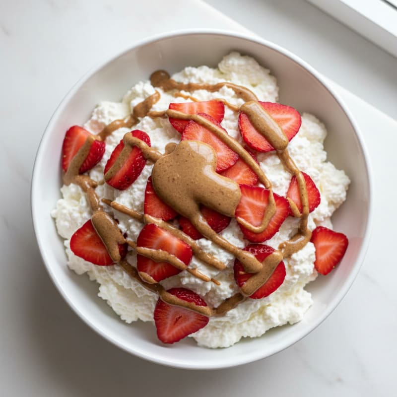 Silky Greek Yogurt Protein Mousse with Berries