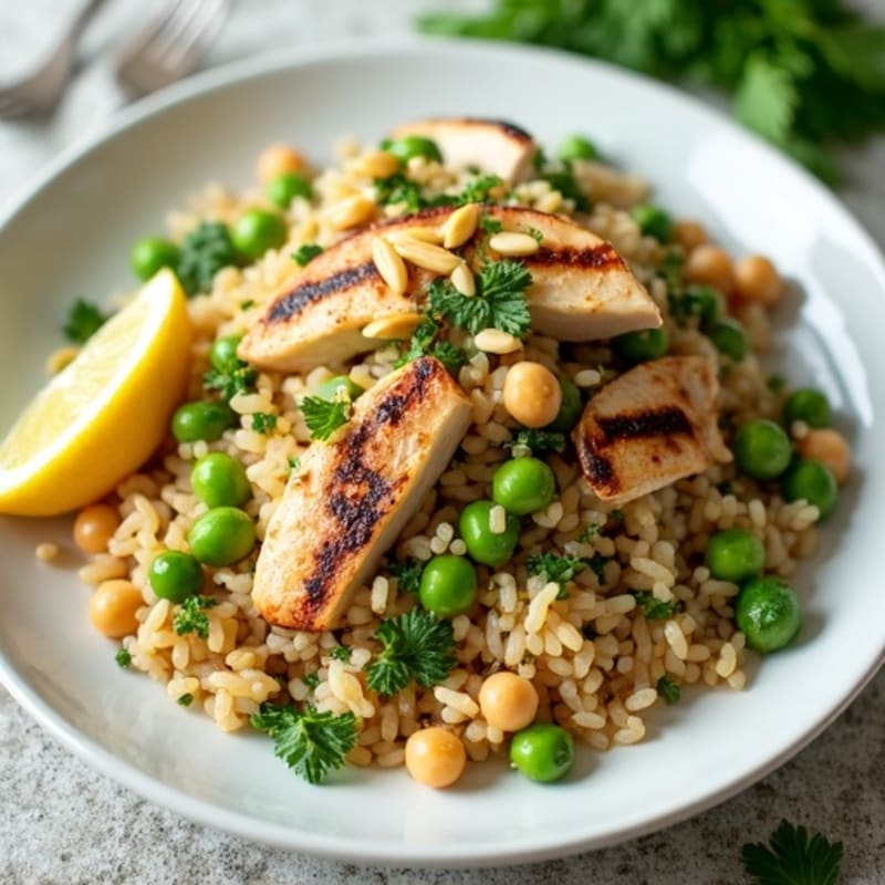 Fresh Herb-Citrus Rice Pilaf with Toasted Pine Nuts