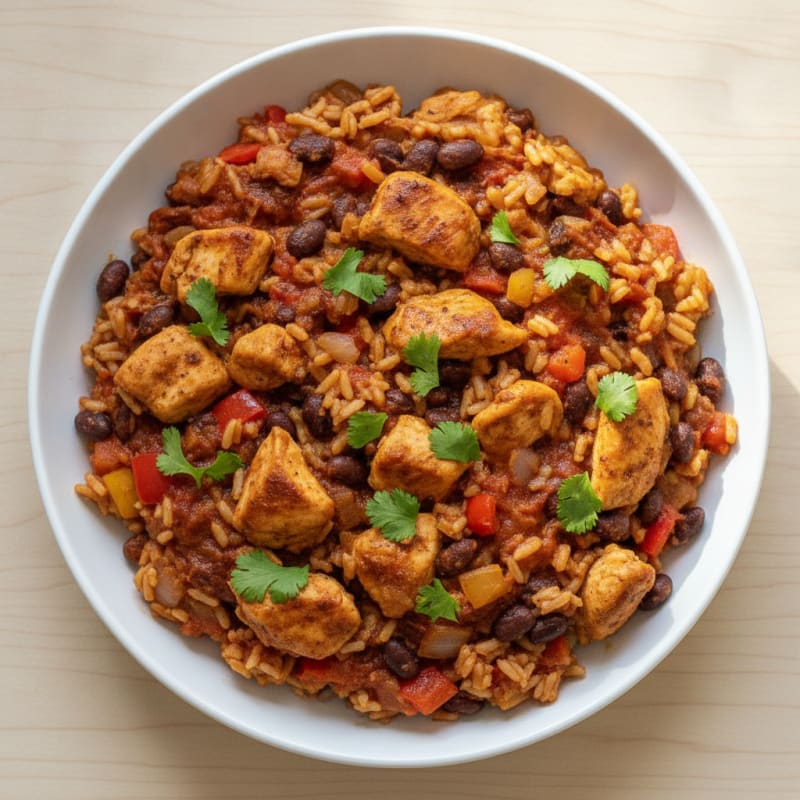 Chili Chicken and Rice Skillet