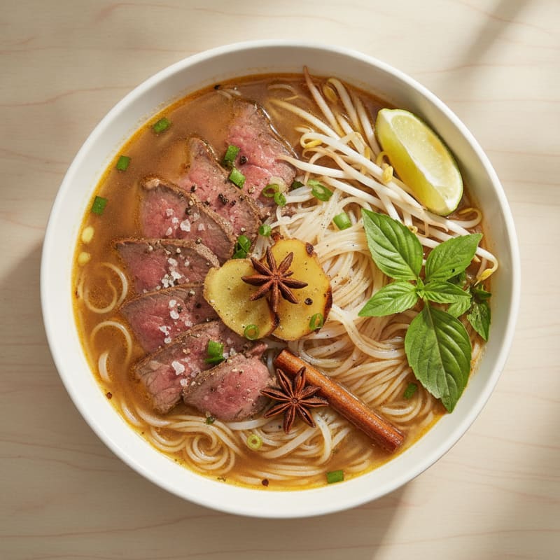 Vietnamese Beef Noodle Pho Soup