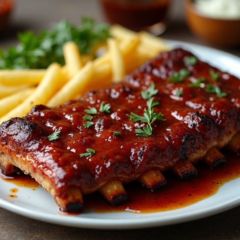 Tender Baked Baby Back Ribs with Sweet and Smoky BBQ Glaze