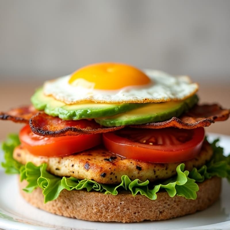 Crispy Avocado BLT on Whole Wheat