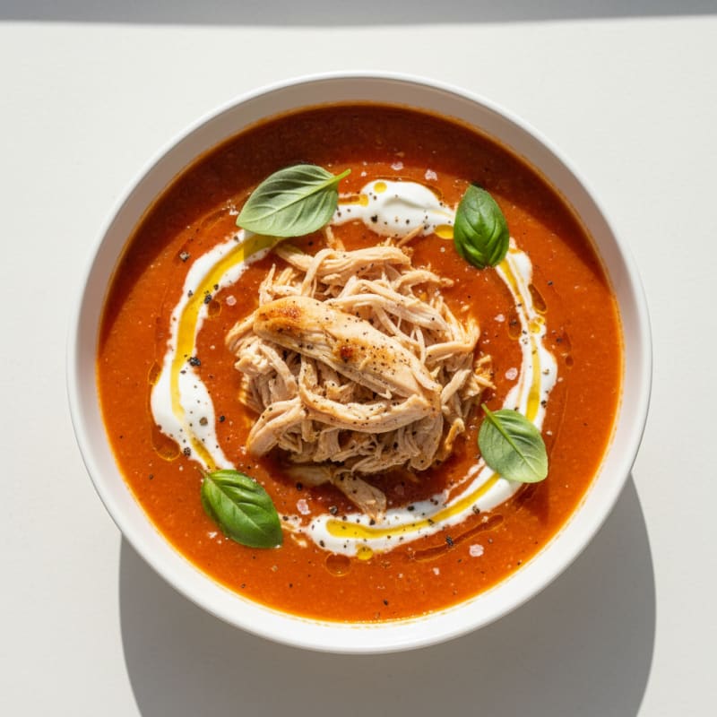 Creamy Roasted Tomato Basil Soup