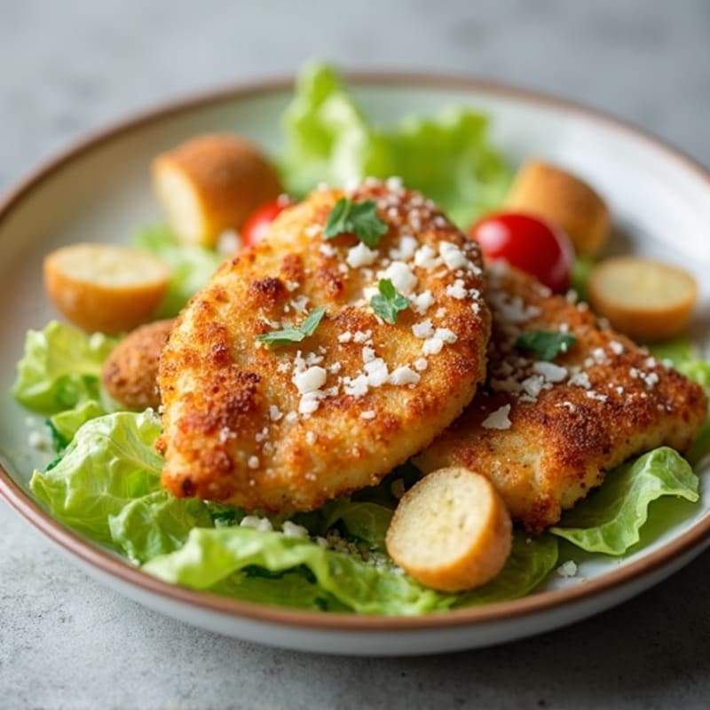 Crispy Chicken Caesar Salad