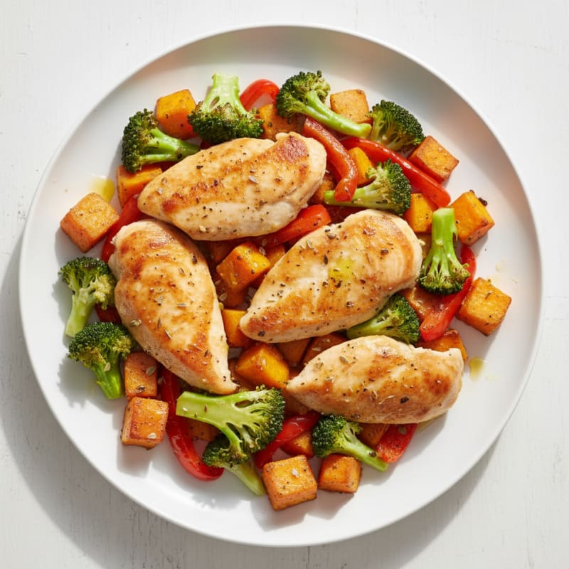 Zesty Lemon-Herb Roasted Chicken and Vegetables