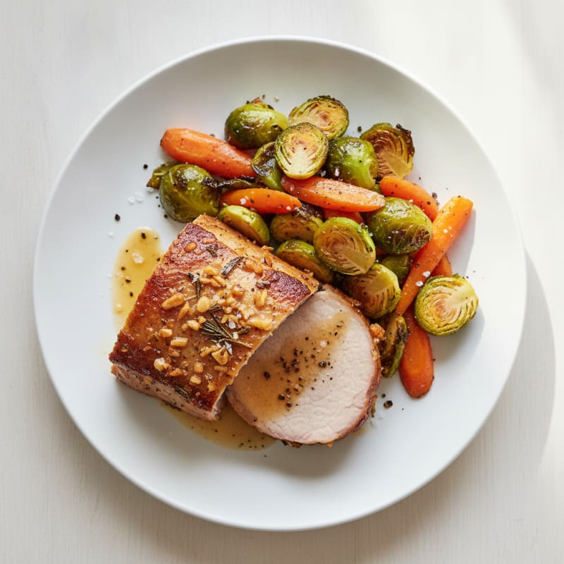 Garlic Herb Roasted Pork Loin