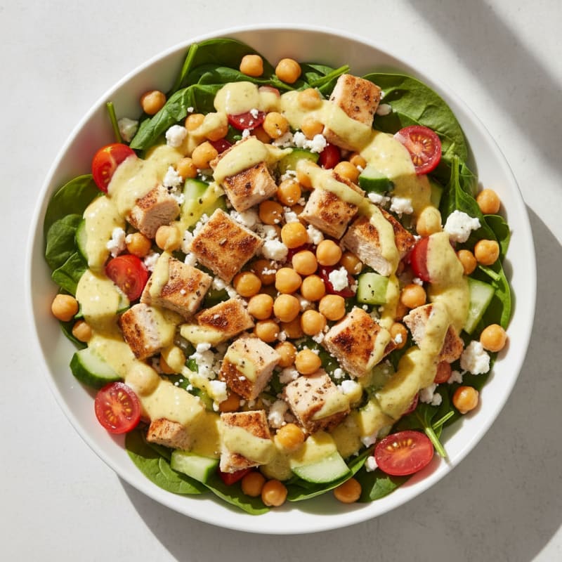 Mediterranean Chickpea Buddha Bowl