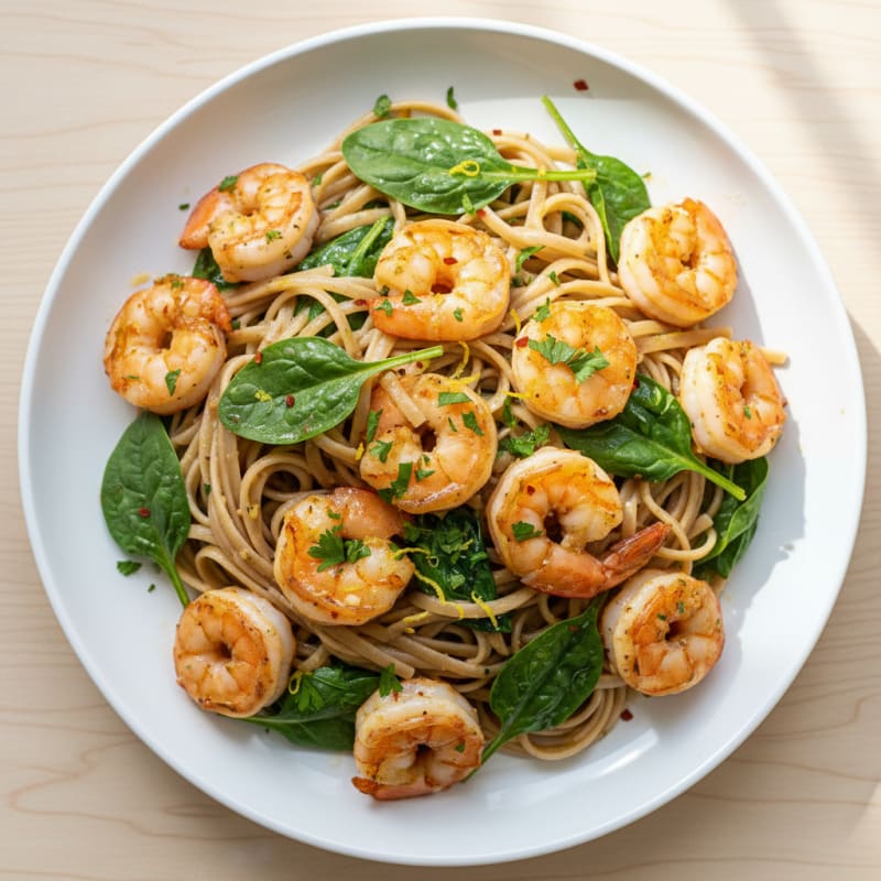 Garlic Butter Shrimp Scampi Pasta