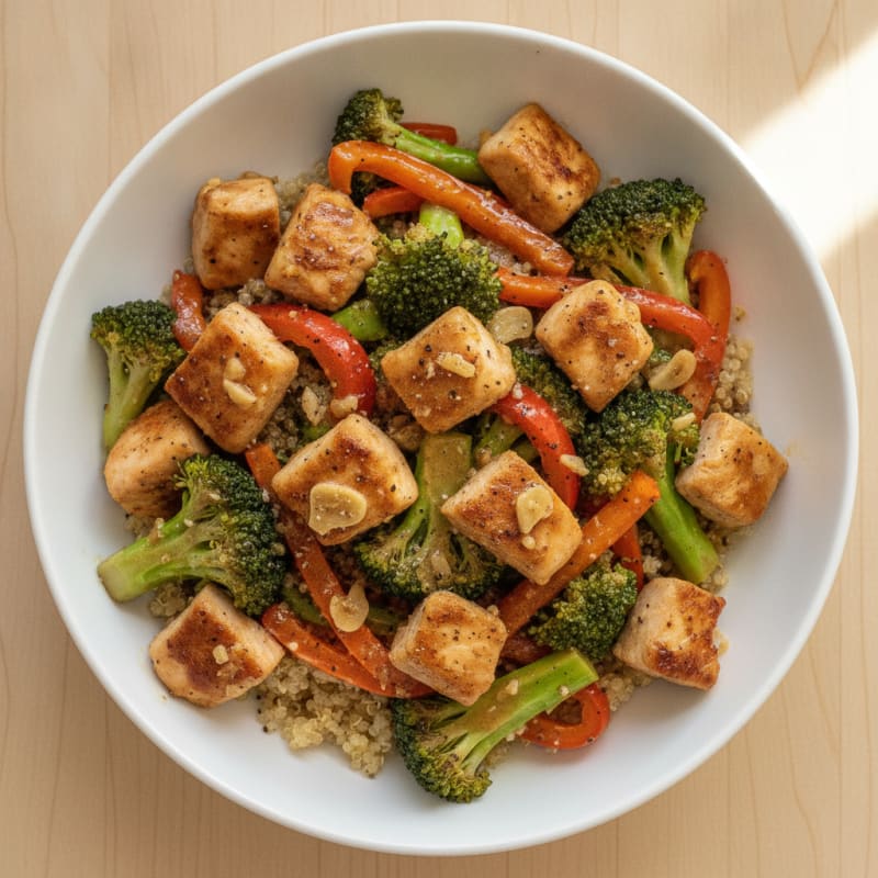 Chicken and Veggie Protein Bowl