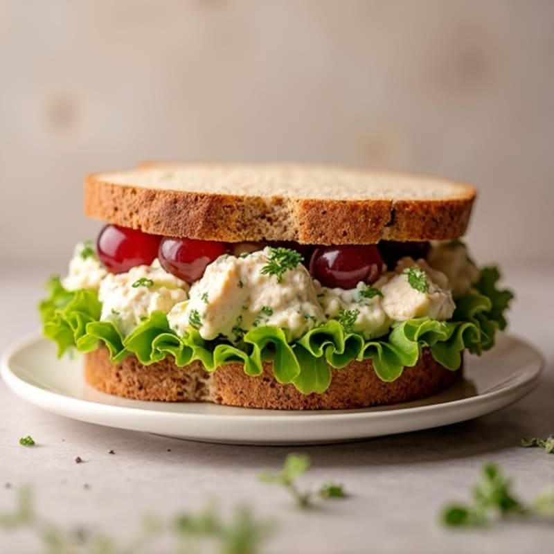 Creamy Herb Chicken Salad Sandwich