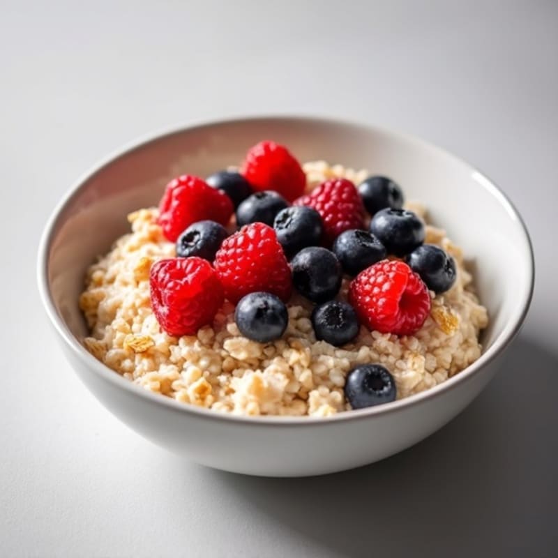 Creamy Berry Protein Oats