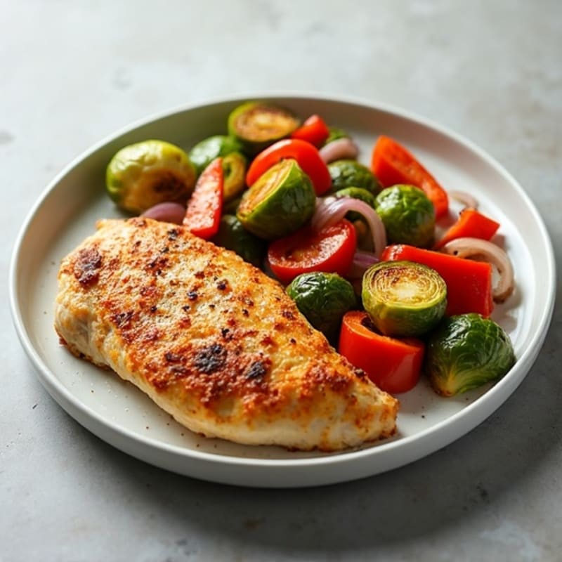 Crispy Sheet Pan Chicken with Roasted Vegetables