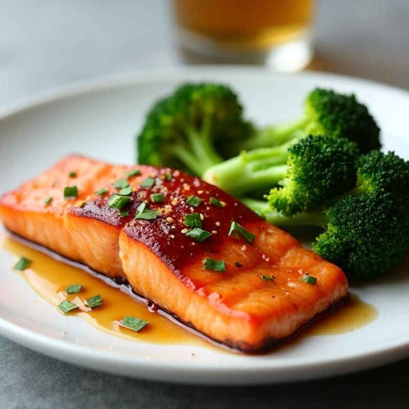 Pan-Seared Teriyaki Glazed Salmon