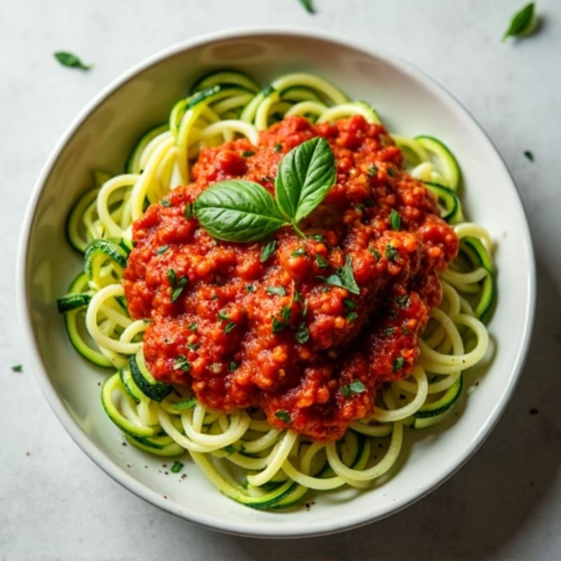 Protein-Packed Turkey and Zucchini Noodle Marinara