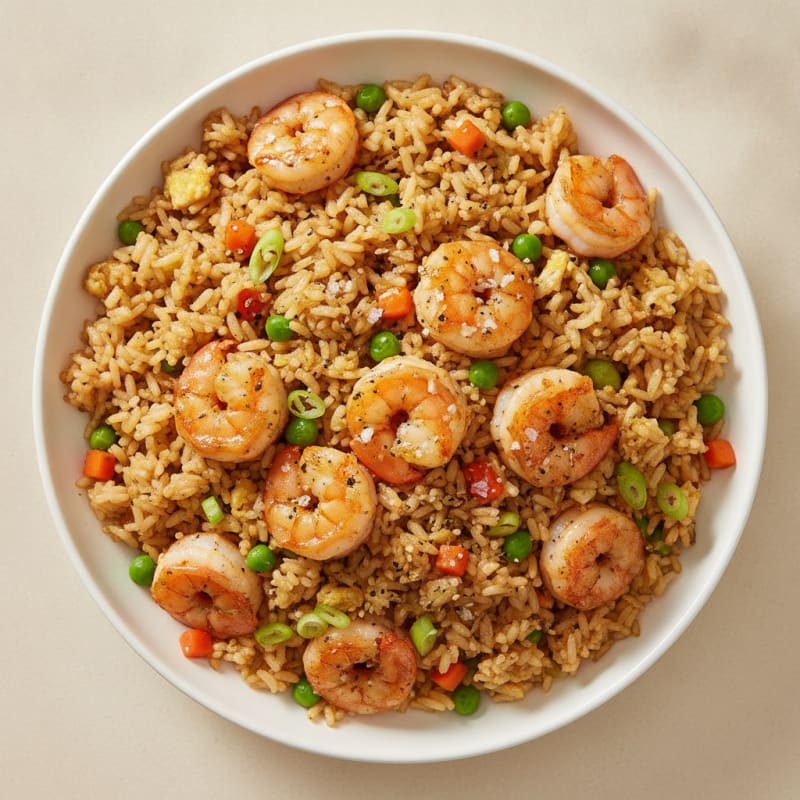 Garlic Shrimp Fried Rice