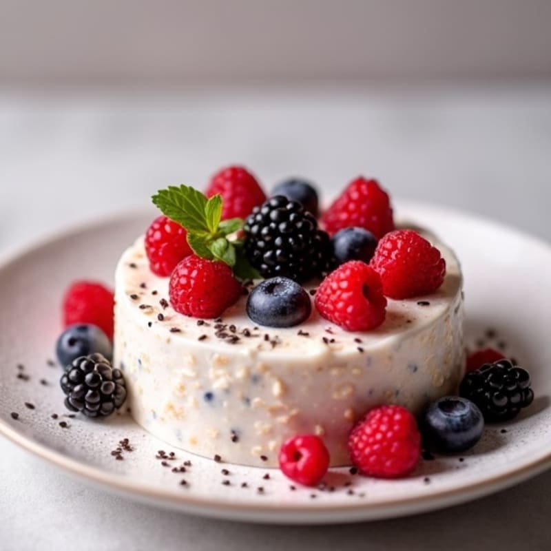 Creamy Berry Overnight Oats